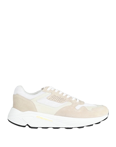 ARKET Sneakers Beige Leather, Textile fibres