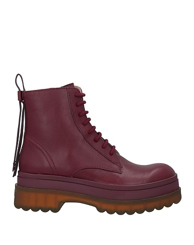 RED(V) Ankle boot Burgundy Soft Leather