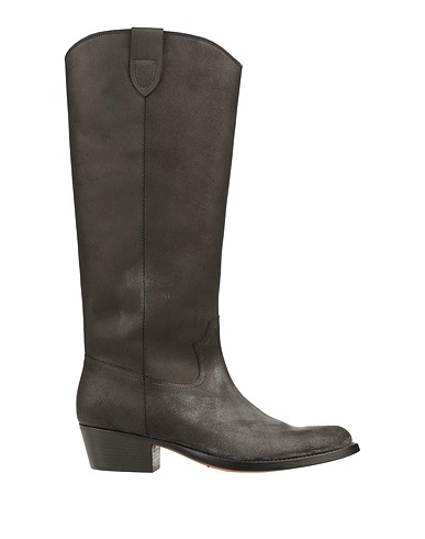 PAOLA D'ARCANO Boots Charcoal Leather