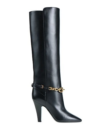 SAINT LAURENT Boots Black Calfskin