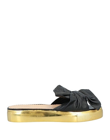 CHARLOTTE OLYMPIA Sandals Black Soft Leather