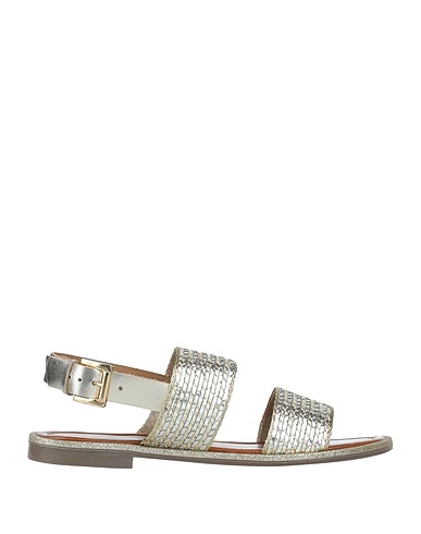 CARLO PAZOLINI Sandals Platinum Soft Leather, Other Fibres