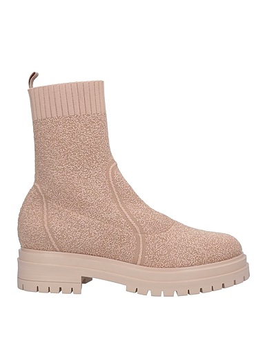 GIANVITO ROSSI Stivaletti Rosa antico Fibre tessili