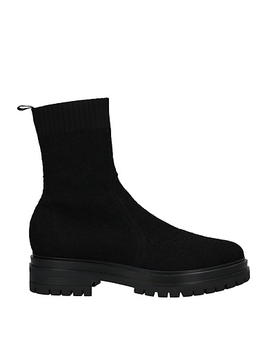 GIANVITO ROSSI Stivaletti Nero Fibre tessili