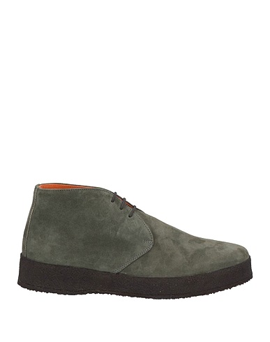 ANDREA VENTURA FIRENZE Ankle boot Military green Soft Leather
