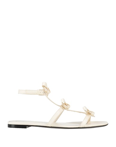 VALENTINO GARAVANI Sandals Ivory Soft Leather