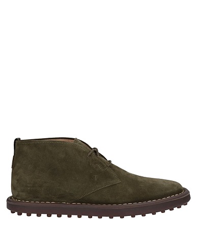TOD'S Ankle boot Military green Leather