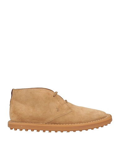 TOD'S ショートブーツ キャメル 革（なめし加工）