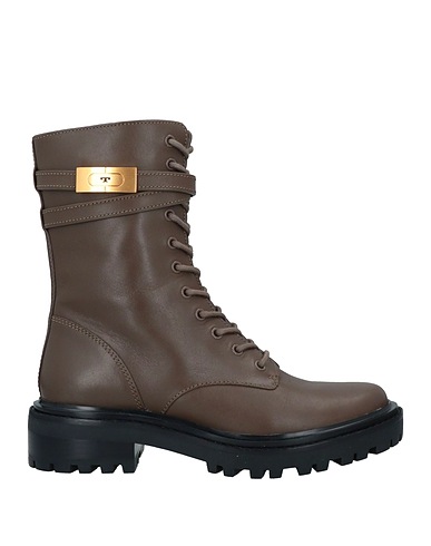TORY BURCH Ankle boot Khaki Calfskin