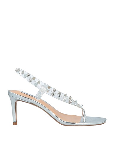 STEVE MADDEN Flip flops Transparent Plastic, Textile fibers