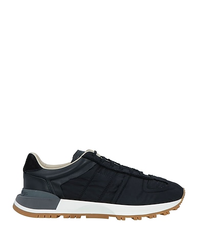 MAISON MARGIELA Sneakers Black Textile fibres, Soft Leather