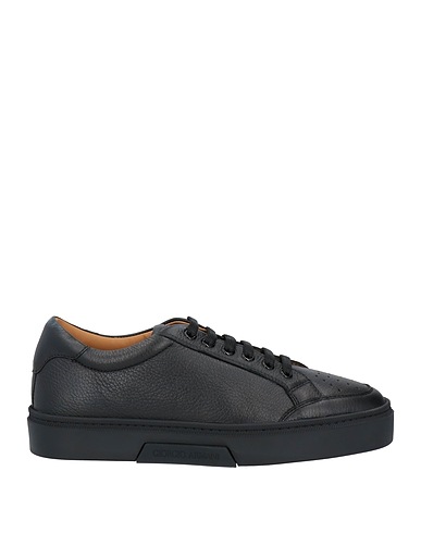 GIORGIO ARMANI Sneakers Schwarz 100% Hirschleder, Rindsleder