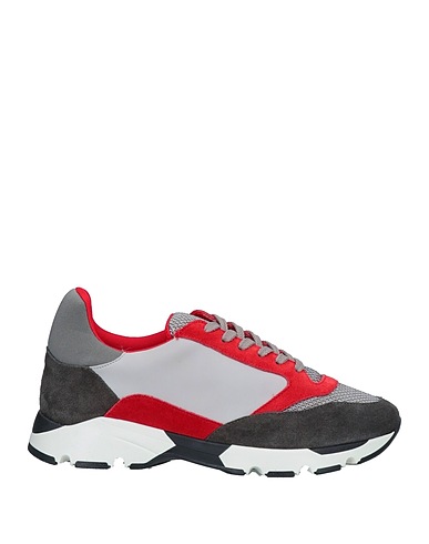 SIGNS Sneakers Grey Leather, Textile fibers