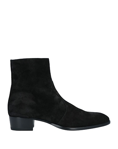SAINT LAURENT Ankle boot Black Soft Leather