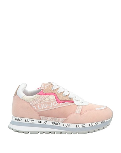 LIU •JO Sneakers Blush Soft Leather, Textile fibres