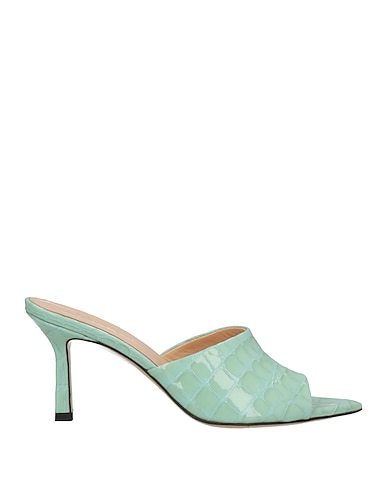 MYCHALOM Sandals Light green Soft Leather