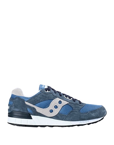 SAUCONY Sneakers SHADOW 5000 
 Blue Soft Leather, Textile fibres