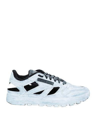 MAISON MARGIELA x REEBOK Sneakers Bianco Pelle, Fibre tessili