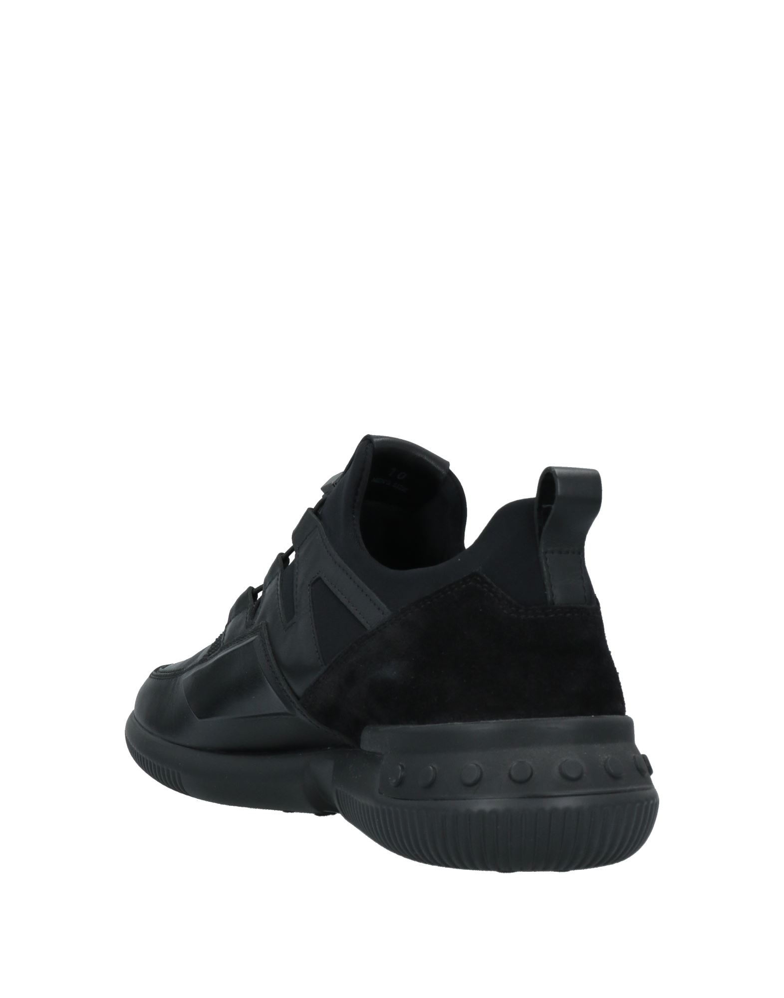 n*i様 TOD'S ブラック スニーカー Man ブラック レザー スニーカー XXM04L0JF40JUS7MB999 | Tods