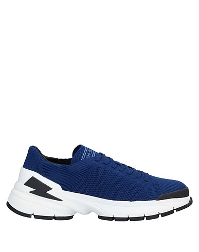 NEIL BARRETT Sneakers Azul marino Fibras textiles