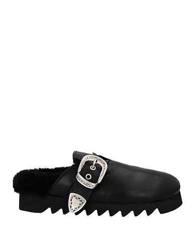 MATERIA PRIMA by GOFFREDO FANTINI Mules and clogs Black Soft Leather