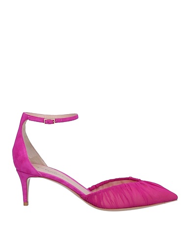 GIORGIO ARMANI Pump Fuchsia 100% Silk, Goat skin