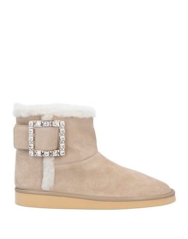 ROGER VIVIER Ankle boot Beige Leather