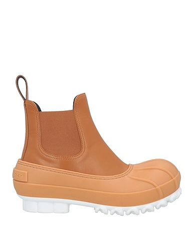 STELLA McCARTNEY Ankle boot Camel Rubber, Textile fibres