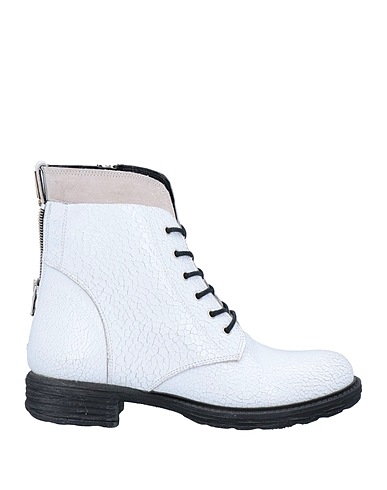 ANIYE BY Stivaletti Bianco 100% Pelle di bovino, Metallo