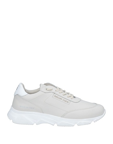 PHILIPP PLEIN Sneakers Ivory Soft Leather