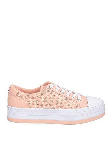 GUESS Sneakers Rose poudré Cuir, Caoutchouc