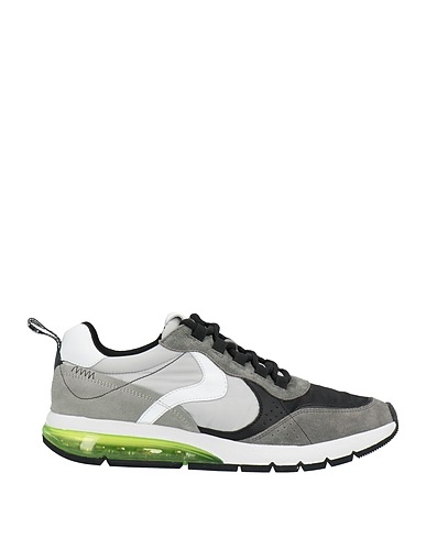 VOILE BLANCHE Sneakers Grey Soft Leather, Textile fibers