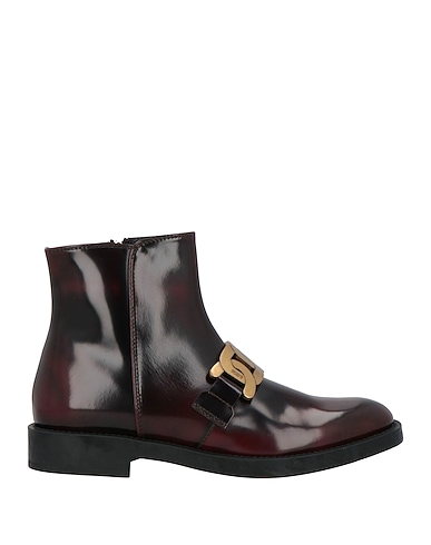 TOD'S Ankle boot Burgundy Calfskin