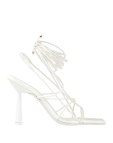 GIA / RHW Infradito Bianco Fibre tessili