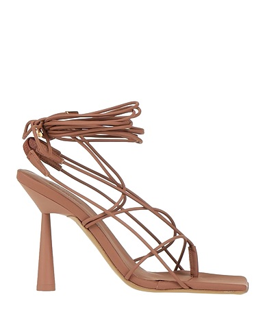 GIA / RHW Flip flops Chocolate brown Textile fibres