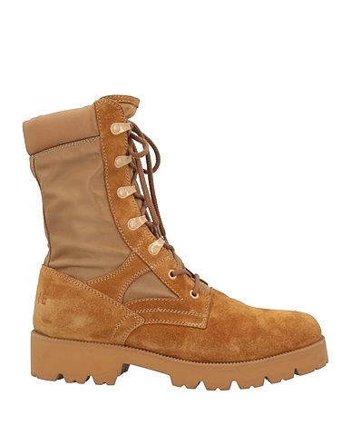 CELINE Ankle boot Camel Calfskin, Nylon