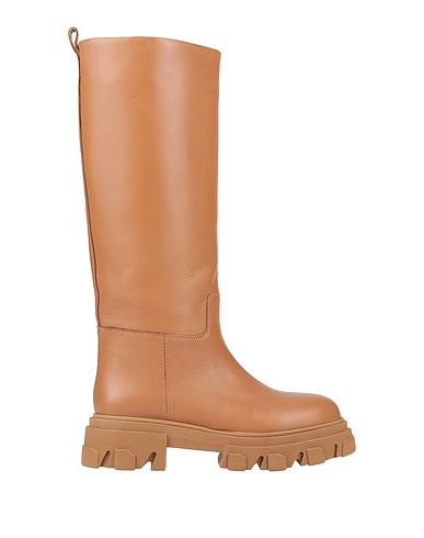 GIA x PERNILLE TEISBAEK Boots Camel 100% Calfskin