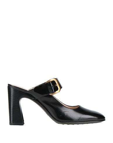 TOD'S Mules and clogs Black Soft Leather