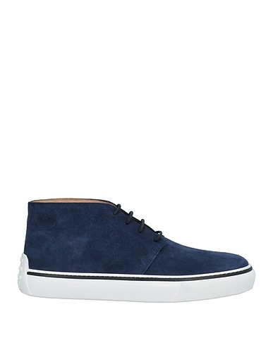 TOD'S Stiefelette Blau Leder