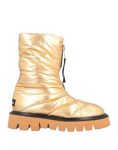 ELENA IACHI Stiefelette Gold Gewebefasern