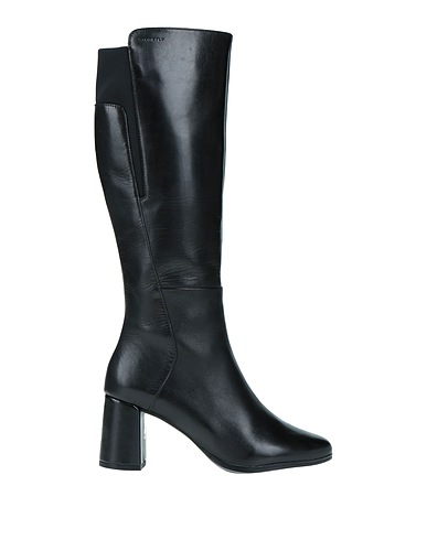STONEFLY Boots Black Soft Leather, Textile fibres