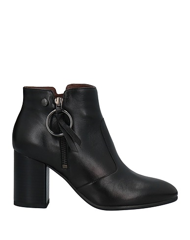 NERO GIARDINI Ankle boot Black Leather
