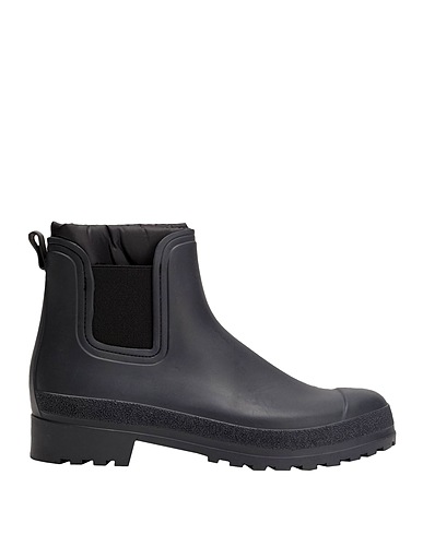 8 by YOOX Ankle boot RUBBER RAIN CHELSEA BOOT
 Charcoal 100% Styrene-butadiene rubber
