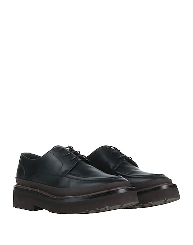 BRUNELLO CUCINELLI Laced shoes Black 100% Soft Leather