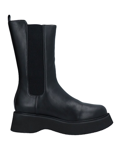 CAFèNOIR Ankle boot Black Textile fibres