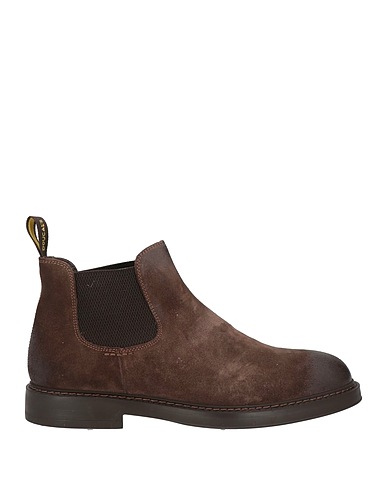 DOUCAL'S Ankle boot Dark brown Soft Leather