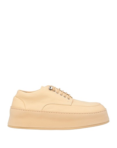 MARSÈLL Laced shoes Sand Leather