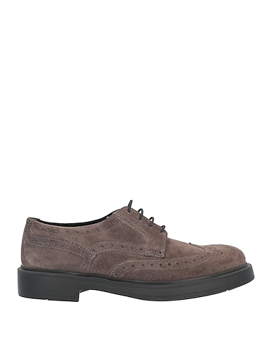 BALDININI Laced shoes Taupe Leather