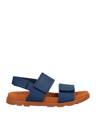CAMPER Sandals Navy blue Soft Leather