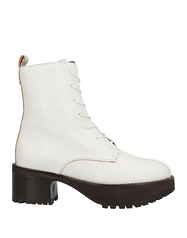 BY FAR Ankle boot White Soft Leather